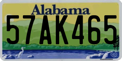 AL license plate 57AK465