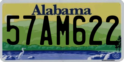 AL license plate 57AM622