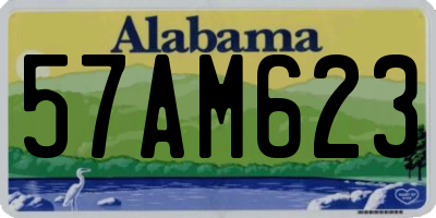 AL license plate 57AM623