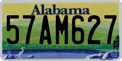 AL license plate 57AM627