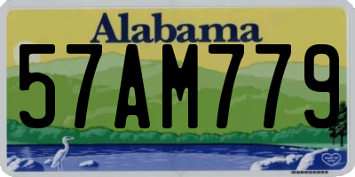 AL license plate 57AM779