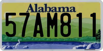 AL license plate 57AM811