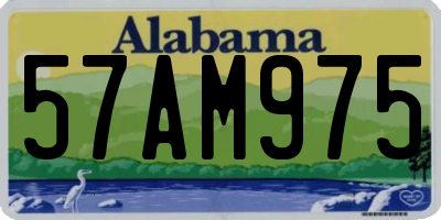 AL license plate 57AM975