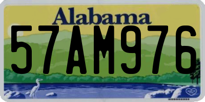 AL license plate 57AM976