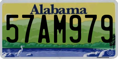AL license plate 57AM979