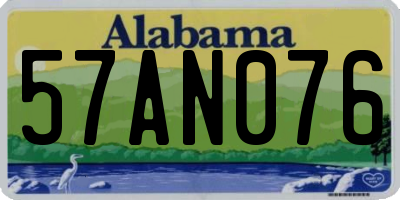 AL license plate 57AN076