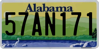 AL license plate 57AN171