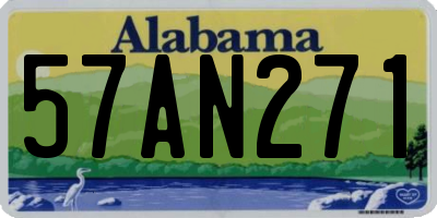 AL license plate 57AN271