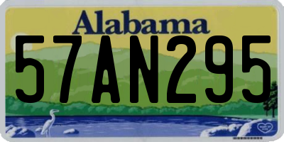AL license plate 57AN295