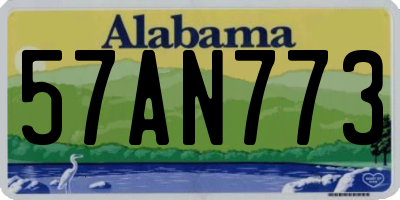 AL license plate 57AN773
