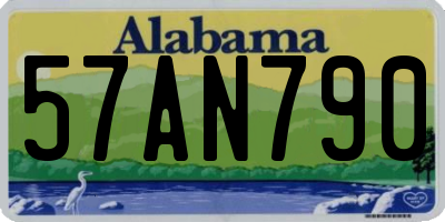 AL license plate 57AN790