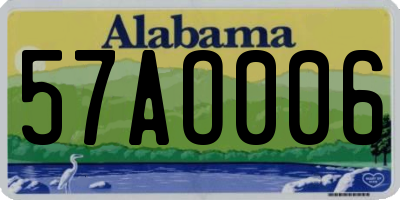 AL license plate 57AO006