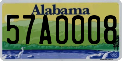 AL license plate 57AO008