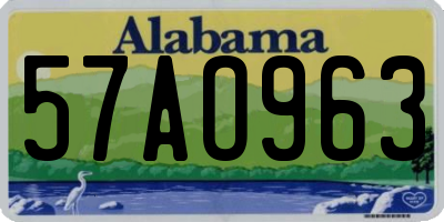 AL license plate 57AO963