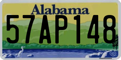 AL license plate 57AP148