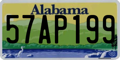 AL license plate 57AP199