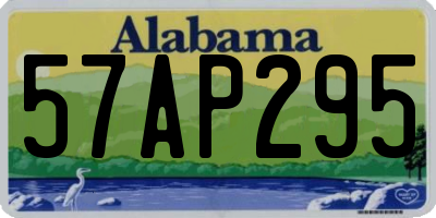 AL license plate 57AP295