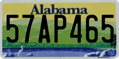 AL license plate 57AP465