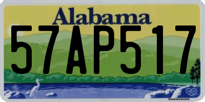 AL license plate 57AP517
