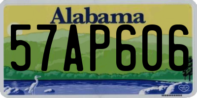 AL license plate 57AP606