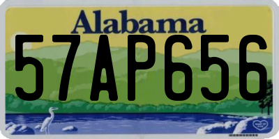 AL license plate 57AP656