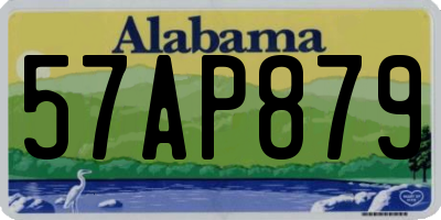 AL license plate 57AP879