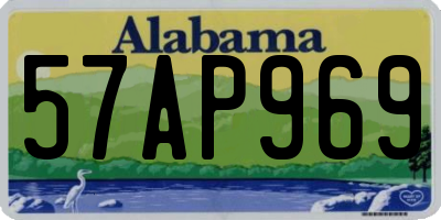 AL license plate 57AP969