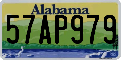 AL license plate 57AP979