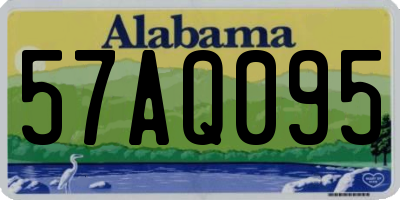 AL license plate 57AQ095