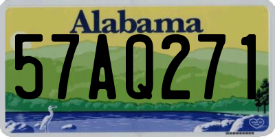 AL license plate 57AQ271