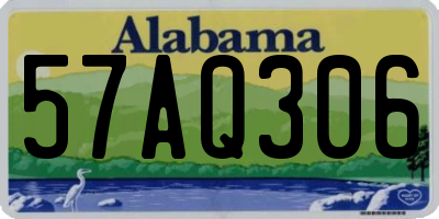 AL license plate 57AQ306