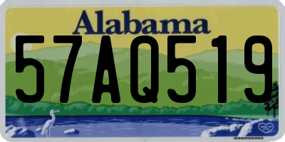 AL license plate 57AQ519