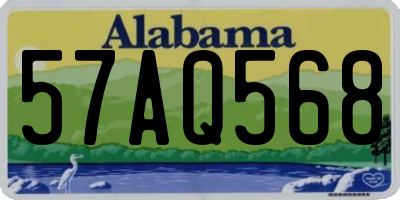 AL license plate 57AQ568