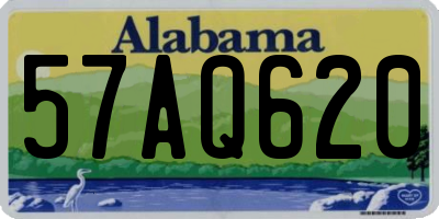 AL license plate 57AQ620