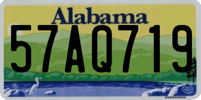 AL license plate 57AQ719