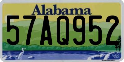 AL license plate 57AQ952