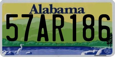 AL license plate 57AR186
