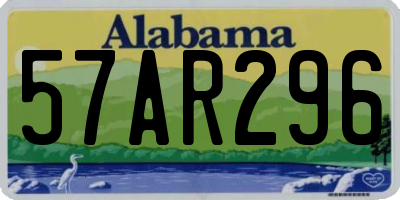 AL license plate 57AR296