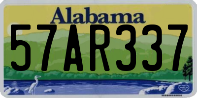 AL license plate 57AR337