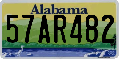 AL license plate 57AR482
