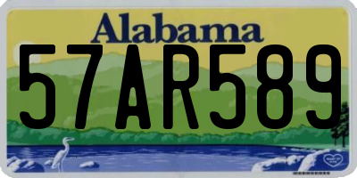 AL license plate 57AR589