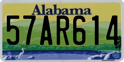 AL license plate 57AR614