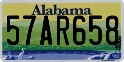 AL license plate 57AR658