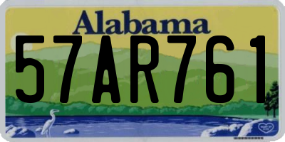 AL license plate 57AR761