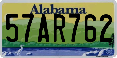 AL license plate 57AR762