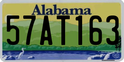 AL license plate 57AT163