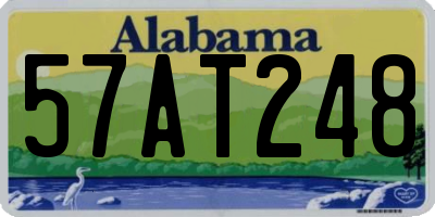 AL license plate 57AT248