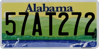 AL license plate 57AT272