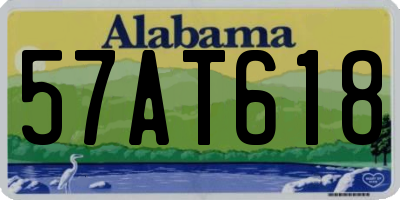 AL license plate 57AT618