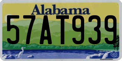 AL license plate 57AT939